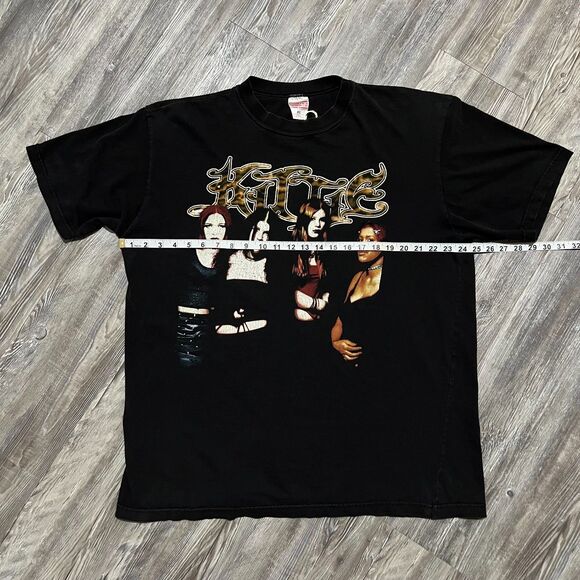 RARE Vintage Kittie Double Sided Band Shirt XL - Picture 6 of 7